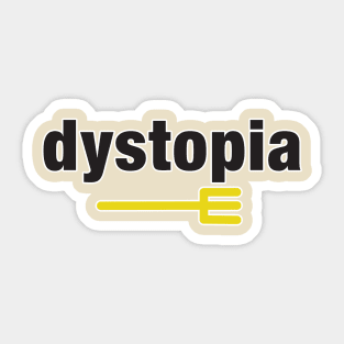 dystopia 1 Sticker